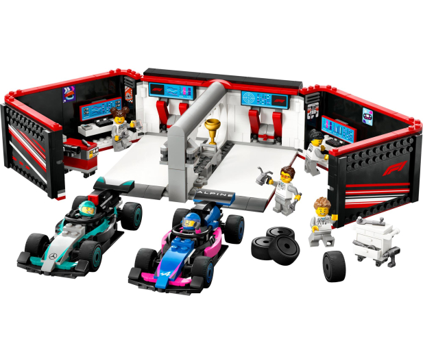 LEGO City 60444 F1® Garaż i bolidy Mercedes-AMG i Alpine - 1298086 - zdjęcie 3